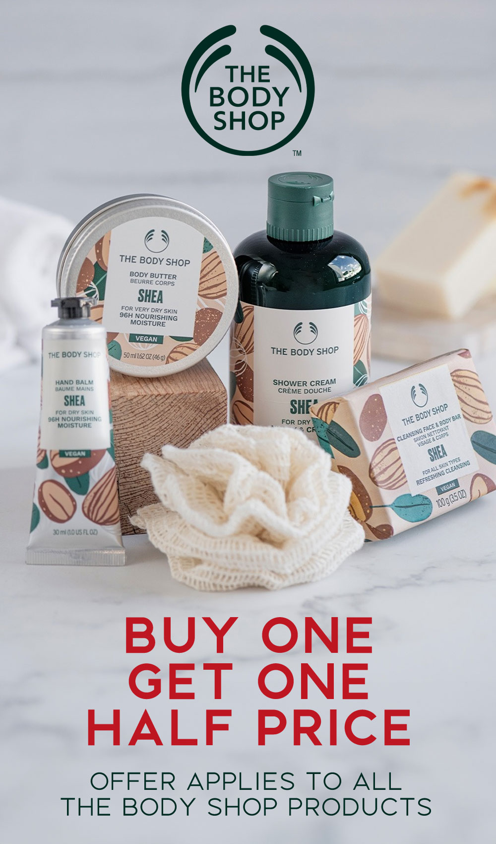 The Body Shop BYGO Half Price