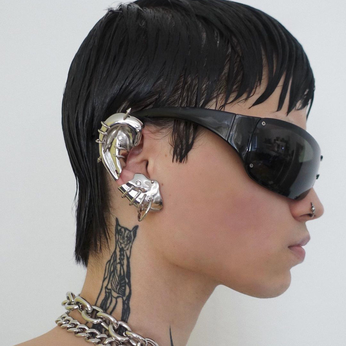 Rebellion Revolution Punk Style Ear Shaped Cuff Earring