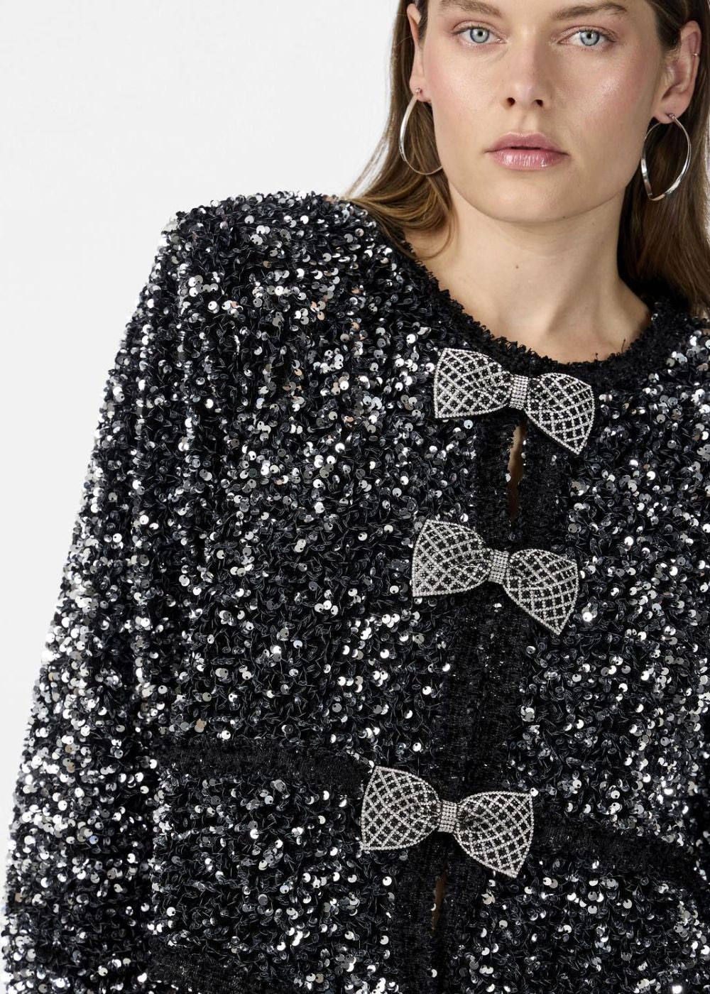 Sequin Bow Jacket